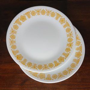 Corelle Butterfly Gold Bread & Butter Plates